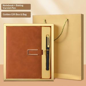 Sets de Regalo Corporativos Promocionales, Agenda de Lujo Hecha a Mano, Cuaderno y Bolígrafo, Set de Regalo de San Valentín, Logotipo Personalizado, Color Personalizado - Product Image 4