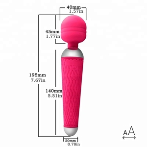 Vrouwen Mini Handheld Av Vibrator 10 Frequentie G-Spot Clitorale Stimulatie Paddestoel <span class=keywords><strong>Masturbator</strong></span> - Product Image 6