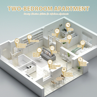 Best Western Plus Ensemble de chambre à coucher moderne pour hôtel Meubles de chambre en métal Queen and King Meubles à panneaux en bois pour l'hospitalité commerciale