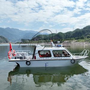 Lancha Patrullera de Aluminio de Alta Velocidad de 6.5M/21.3 Pies con Motor Fuera de Borda, Barco de Trabajo para 8 Personas, 30-55 km/<span class=keywords><strong>h</strong></span>, 90-150 hp, en Venta - Product Image 5