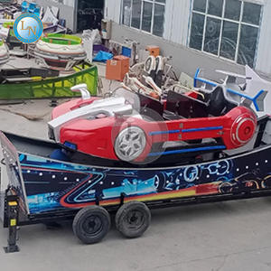 <span class=keywords><strong>Precio</strong></span> al por mayor Mobile Carnival Portable <span class=keywords><strong>Trailer</strong></span> Rides Crazy Flying Car <span class=keywords><strong>Trailer</strong></span> Mounted Amusement Rides para la venta - Product Image 1