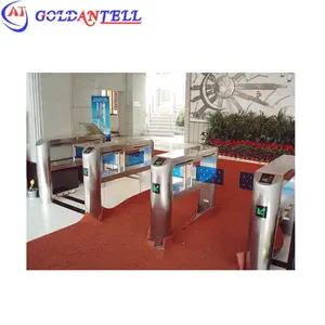 Goldantell OEM popular swing barrier gate and durable full automatic turnstile indoor swing gate