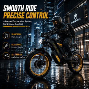 <span class=keywords><strong>Vélo</strong></span> <span class=keywords><strong>électrique</strong></span> tout-terrain COSWHEEL GT20, 48V, double batterie, charge maximale de 150 kg, étanche IP54, avec stock US/UE - Product Image 4