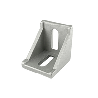 Accessoires en gros pour profilés aluminium : Support d'angle en L en alliage d'aluminium pour assemblage de cadre d'imprimante 3D et CNC