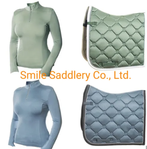 Produit équestre, tapis de selle de la série Horse Pad, accessoires de cheval haut de gamme, personnalisable - Product Image 3
