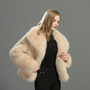 Jxwatcher Giacca Invernale da Donna in Finta <span class=keywords><strong>Pelliccia</strong></span> di Volpe Spessa e Calda con Grande Colletto Personalizzabile Morbida e Soffice <span class=keywords><strong>Cappotto</strong></span> <span class=keywords><strong>Bianco</strong></span> in Finta <span class=keywords><strong>Pelliccia</strong></span> di Volpe - Product Image 5