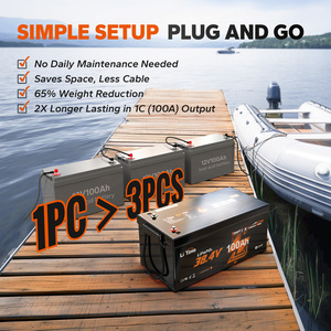 Batterie de moteur LiTime 36V 100Ah OBM pour bateau marin, lithium, stock UE, États-Unis, Australie, Canada - Product Image 3