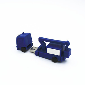 Pabrik Tiongkok membuat percikan bentuk truk Stik usb murah kualitas tinggi kartun 16gb Mobil abu Usb Flash Drive - Product Image 2