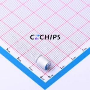 BC016M271LO6.3*8L-1A4T ตัวเก็บประจุแบบแข็งชนิด Through hole Component (THT), ขนาด D6.3xL8 มม. 270uF 20% 16V 6.3 มม. - Product Image 1