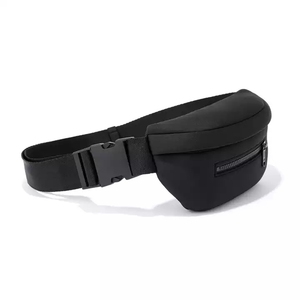 Mini sac de <span class=keywords><strong>ceinture</strong></span> unisexe <span class=keywords><strong>avec</strong></span> sangle réglable, petit sac banane, <span class=keywords><strong>pochette</strong></span> pour voyage, entraînement, course, randonnée, noir, Offre Spéciale - Product Image 3