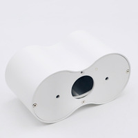 Jpungsun Montage en surface GU10 Downlight cylindrique Spot Light Réglable Double LED Downlight Luminaires Logement