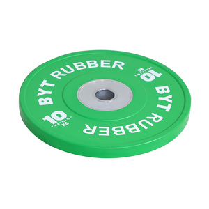 BYT gym fitness haltère <span class=keywords><strong>disque</strong></span> d'haltérophilie plaque de pare-chocs en <span class=keywords><strong>fonte</strong></span> poids - Product Image 5
