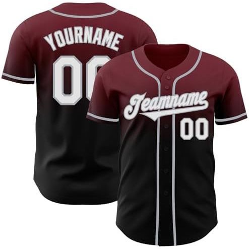 Burgundy and Black