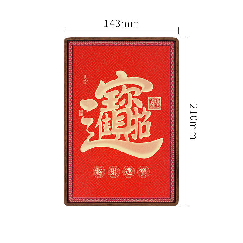 Bring in wealth and treasures-red