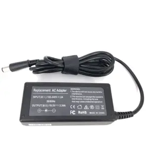 AC Adapter Charger 65 Watt 19.5v 3.34a LA65NS2 01 Compatible With 7.4mm Tip For Dell Laptop