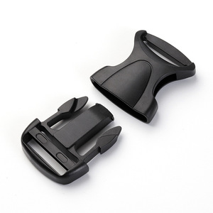 Plastic Side Release Buckle 32mm Black Durable For Bags <b>Backpacks</b> Crossbody <b>Straps</b> - Product Image 1