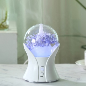 Household <strong>Round</strong> Decorative 100ml Mist Maker Fogger Aromatherapy Essential Oil <strong>Diffuser</strong> <strong>Led</strong> Light Humidifier - Product Image 4