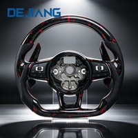 Maßgefertigtes Golf 4 5 6 6R 7 7R 7.5 8 MK4 8 7 7.5 6 5 GTI GTD GTE Variant R-Line Geschmiedetes Carbon-Faser-Lenkrad für VW Volkswagen