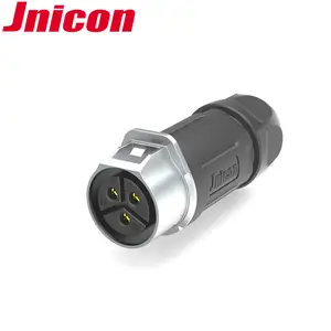 Jnicon schraub stecker ip68 stecker 2 pin wasserdichte stecker stecker und buchsen