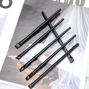 Gold Synthetic Eye Brows Paint Angle Makeup <strong>Brush</strong> Real Multi Function Short Handle Thin Angled Slanted Eyebrow Eyeliner <strong>Brush</strong> - Product Image 5