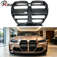 Grille de calandre en carbone sec G80 style ST, pièces de rechange extérieures pour BMW G80 M3 G82 G83 M4, 1 pièce