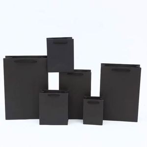 Wholesale Luxury Kraft Paper Bags with <b>Ribbon</b> Custom Coated Hot Selling Logo Printed for Jewelry Packaging and Gift Giving - Product Image 5