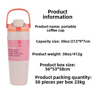 <span class=keywords><strong>Tazza</strong></span> Termica Sottovuoto in Acciaio Inox 304 da 30oz con Manico, Grande Capacità, per <span class=keywords><strong>Caffè</strong></span> in Auto - Product Image 4