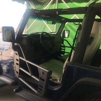 Portes tubulaires en acier T010 à 2 portes avec 2 miroirs, adaptées aux Jeep Wrangler TJ 1997-2006, accessoires de voiture