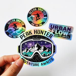 Emballage personnalisé avec logo, vinyle imperméable, <span class=keywords><strong>film</strong></span> décoratif brillant, <span class=keywords><strong>film</strong></span> laser holographique, étiquette adhésive découpée, lettres autocollantes - Product Image 4