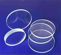 Fenêtre plate en verre optique à uniformité élevée et faible dispersion pour système optique