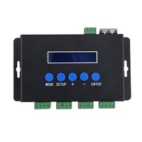 Bincolor BC-204 4端口Artnet至SPI/DMX转换器2720像素支持各种发光二极管驱动IC以太网像素灯控制器