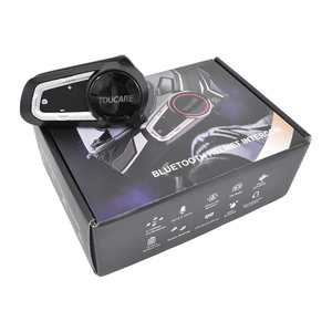 אוזניית בלוטות' TOUCARE V10 עם שני שבבים, אינטרקום ל-8 רוכבים, רמקולים לקסדת אופנוע עם ביטול רעשים לאופנועים - Product Image 2