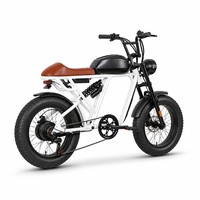 Vélo électrique 500W 48V 15AH avec pneus larges de 20 pouces, idéal pour les trajets quotidiens, première expérience de vélo électrique, cadre en acier carbone pour les week-ends décontractés