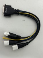 Cable de Diagnóstico OBD 6-032, Adaptador de 3 Pines y 4 Pines, Compatible con Escáneres 100PRO/500PRO/600PRO para Motocicletas Yamaha