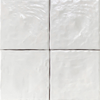 Z125G01 Vente en gros de carreaux de porcelaine émaillée carrés faits à la main, colorés, effet perle, pour mosaïque murale, salle de bain, cuisine