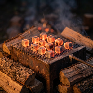 Une option exceptionnelle pour les amateurs de chicha est l'utilisation de briquettes de charbon de coco de haute qualité. - Product Image 1