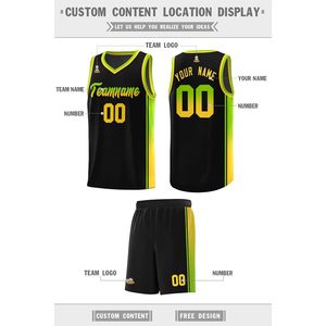 Maillot de basket-ball personnalisé pour hommes, nom et numéro d'équipe personnalisés, col en V, ensemble de shorts de sport respirants - Product Image 4