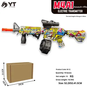 ปืนเจลไฟฟ้า M416 ยิงเร็ว สำหรับเล่นกลางแจ้ง ขายดี ของเล่นเด็ก ขายส่งจากโรงงาน - Product Image 5