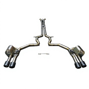 ท่อไอเสียแบบ Catback วาล์วไทเทเนียมแท้ Vortex สำหรับรถ Porsche Panamera 971 2.9T 3.0T 4.0T ปี 2017-2024 รุ่น Sedan ปลายท่อคาร์บอนไฟเบอร์ - Product Image 1
