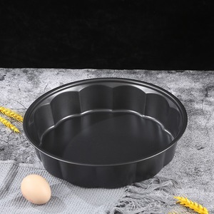 Moule à gâteau en forme de fleur de prunier, rond, antiadhésif, pour gâteau, pain, pizza, outils de pâtisserie, noir 2025 - Product Image 2