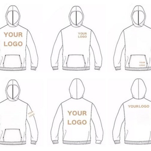 Sudadera con Capucha para Hombre, Estilo Holgado, 100% Algodón, Lavado Ácido, con Cierre, Bordado Personalizado e Impresión Puff, para Ropa Urbana de Invierno - Product Image 3