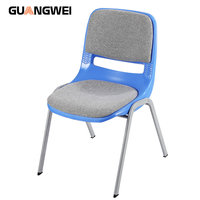 GUANGWEI Chaise d'étude moderne durable empilable pour étudiants en plastique épais Tableau d'écriture Salle de classe Bureau à domicile Chambre à coucher