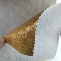 Rouleaux de tissu non tissé en polypropylène + PE métallisé laminé, imperméable, antistatique, anti-UV, 100 % polypropylène + PE, matériau d'emballage, échantillon gratuit
