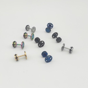 316L Stainless Steel Star Shaped <b>Stud</b> <b>Earrings</b> | Hypoallergenic Unisex Jewelry - Product Image 3