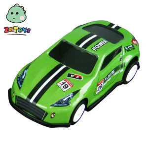 Zhiqu Brinquedos Rebound Car Brinquedo Modelo Mini Exquisite Liga Impacto Ejeção Metal Sheet