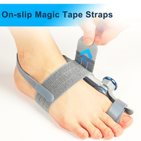 Correcteur d'hallux valgus, attelle pour hallux valgus, séparateur d'orteils, redresseur d'orteils réglable, adapté aux pieds atteints d'hallux valgus, soulagement de l'hallux valgus