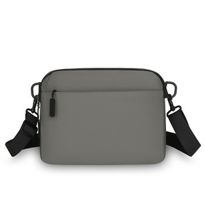 Men's Crossbody Bag Nylon 7 Inch Solid Color Casual Shoulder Bag For Everyday Use - Product Image 3