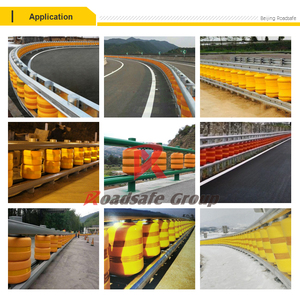 Sistema de Barreras de Seguridad Anticollisión para Carreteras, Barrera Rodante Reflectante de Plástico para la Redirección de Vehículos - Product Image 5
