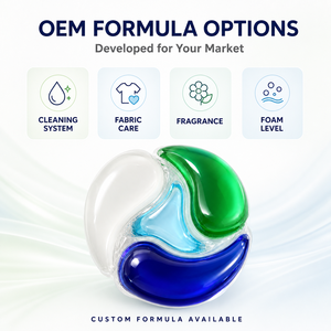 Fabricant de capsules de lessive concentrées 4-en-1 à marque privée OEM/ODM, parfum longue durée - Product Image 3