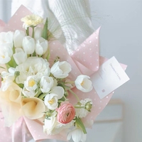 Papier d'emballage Floral professionnel, 5 paquets de papiers d'emballage, pour Bouquet